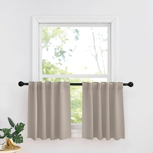 RYB HOME Small Window Curtains