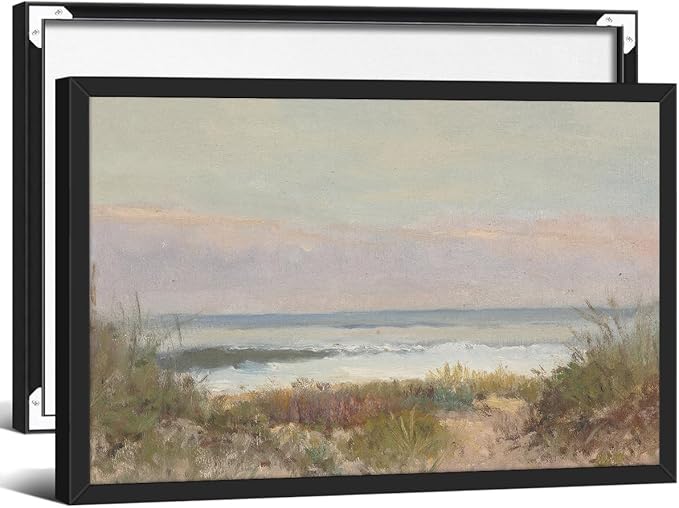 Nature Ocean Scenery Wall Art Beach Landscape Posters Vintage Coastal Aesthetic