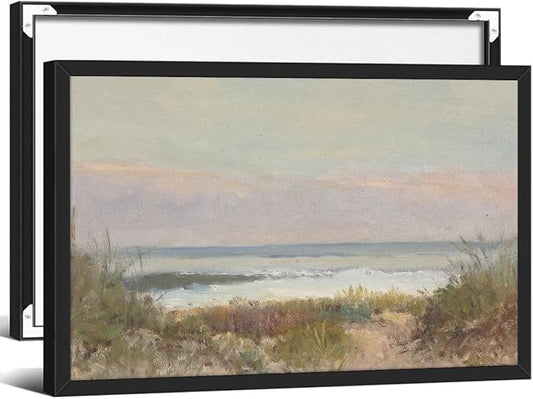 Nature Ocean Scenery Wall Art Beach Landscape Posters Vintage Coastal Aesthetic