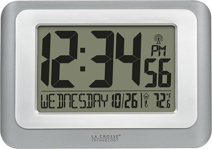 La Crosse Technology 513-88907-INT Digital Atomic Clock