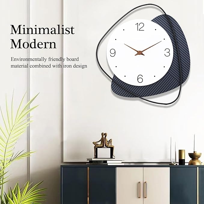 Dankeit Wall Clock, Silent Non-Ticking Quality Quartz Battery Operated