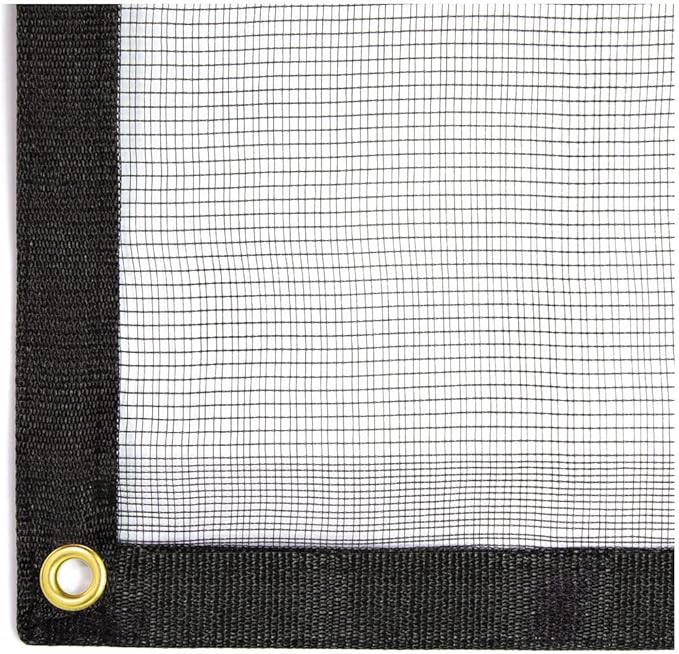 Protection Cover 10 Ft. x 10 Ft. Garden Netting with Grommets Anti Squirrels and Other Animals and Hail Perfect for Garden Plants Fruit Trees Pond Protection - PP1010KK