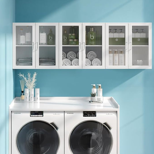 Furnaza LED Wall Storage Cabinets
