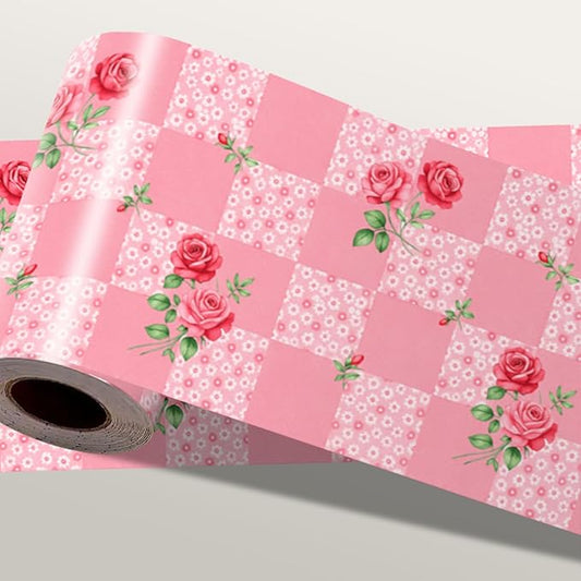 Pink Polka Dot Wallpaper Border 196x4 Inch Peel and Stick Wall Border Removable
