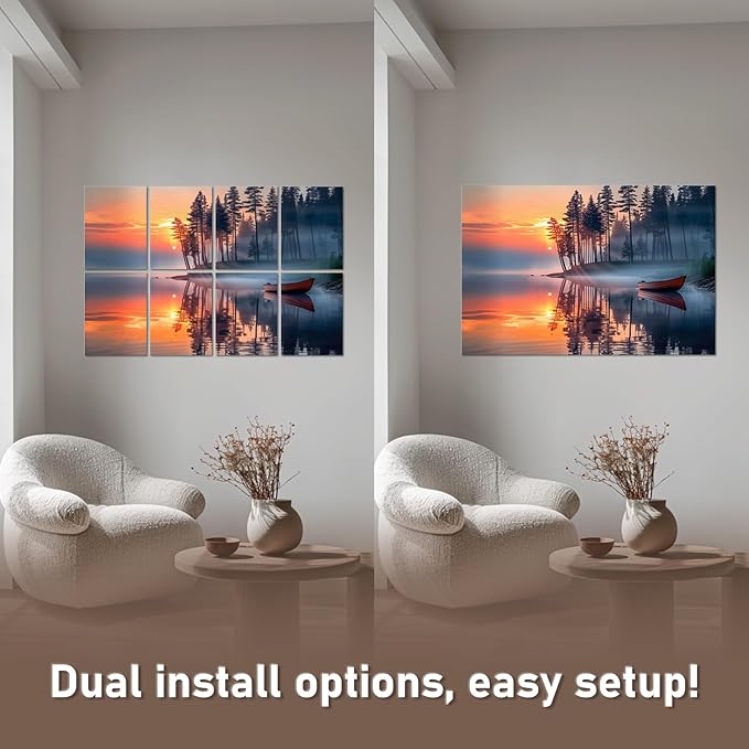 FurnoFlexArt Acoustic Panels Tiles Decorative Room Sound Proof Foam Absorbing