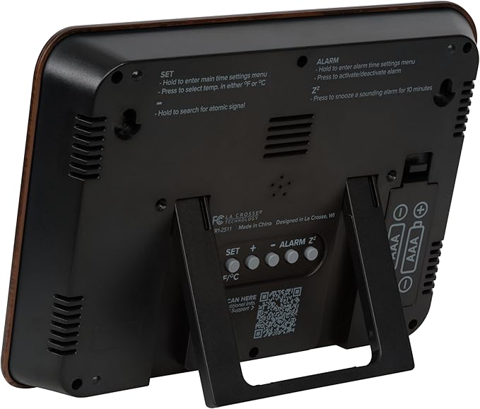 La Crosse Technology 513-17907-INT Digital Atomic Clock