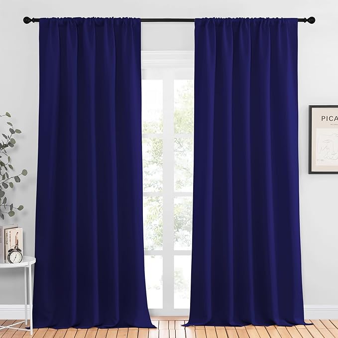 NICETOWN Blackout Curtains for Living Curtains, 2 Panels, 52 by 95, Room