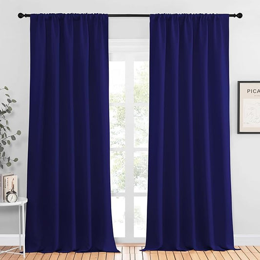 NICETOWN Blackout Curtains for Living Curtains, 2 Panels, 52 by 95, Room