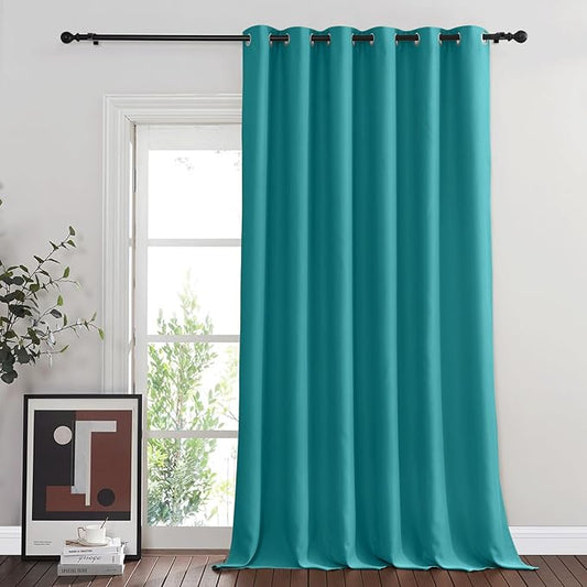 NICETOWN Blackout Peacock Teal Curtain
