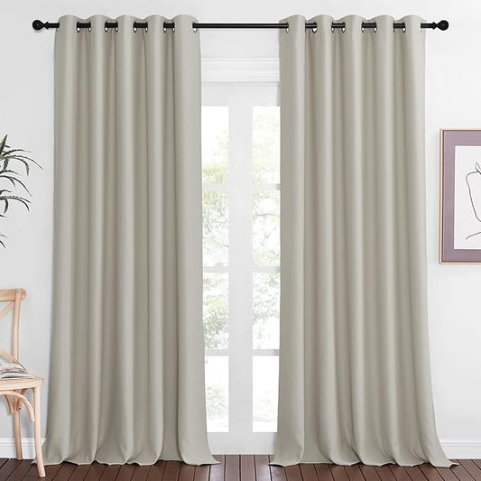 NICETOWN Blackout Natural Curtain