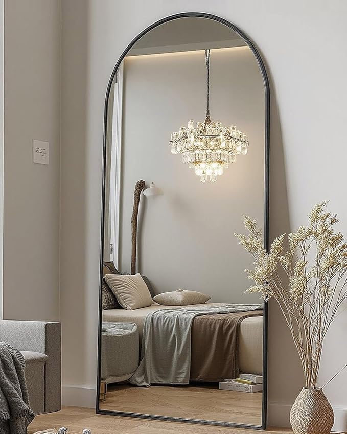 DMWOODFL 58"x18" Arched Full Length Mirror