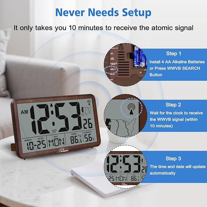 WallarGe Atomic Wall Clock