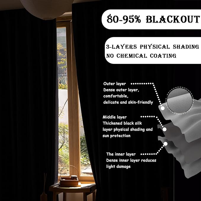 Room Divider Curtains for Rod, 15 ft Wide x 9 ft Tall, 1 Panel