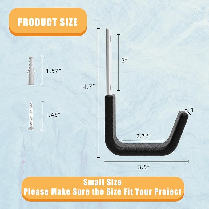 Heavy Duty Garage Utility Hooks