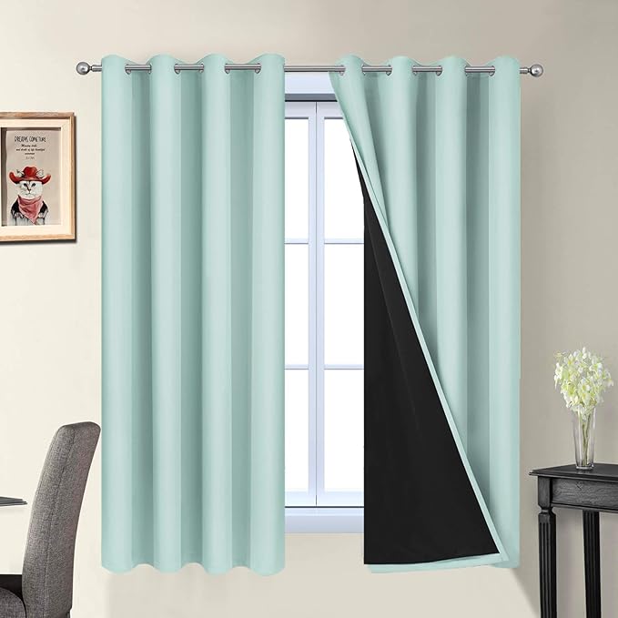 Yakamok Thermal Insulated 100% Blackout Curtains