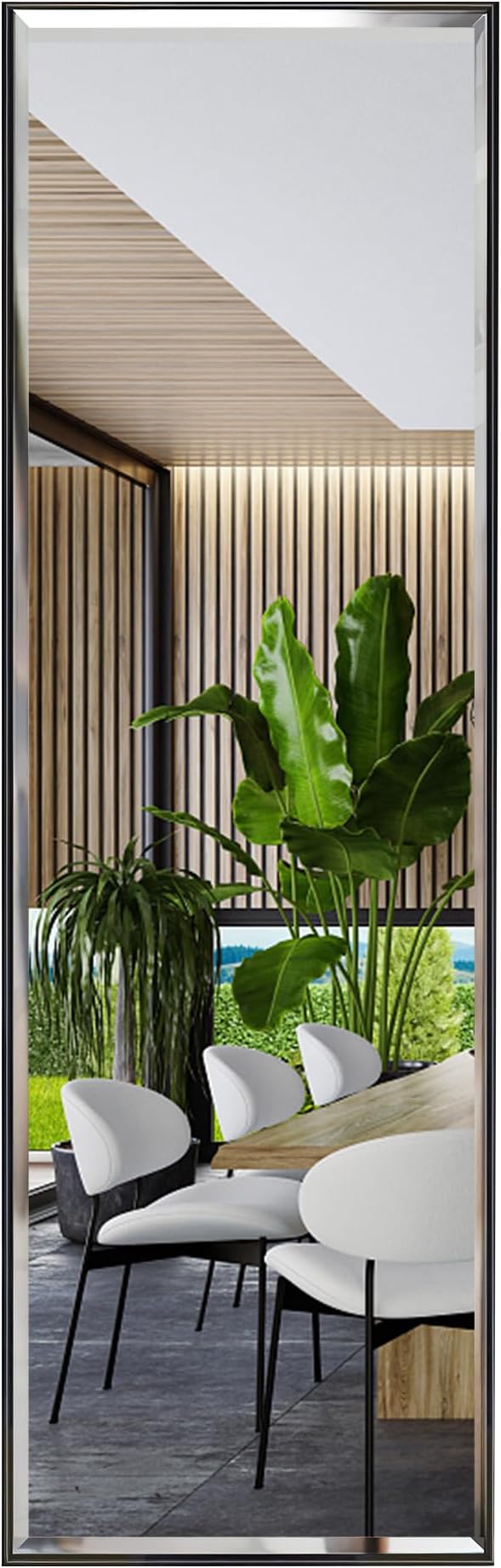 PETAFLOP 14x48 Inch Full Length Mirror Wall Mounted, Large Body Door Mirror