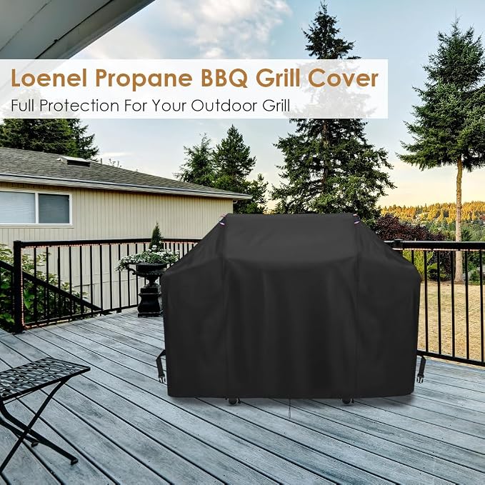 BBQ Grill Cover for Napoleon Prestige PRO 500 and Prestige 500 Gas BBQ Grills, Waterproof 600D Outdoor Propane Barbecue Covers for PRO500RSIBPSS-3 Prestige PRO - 68" L x 28" W x 50" H