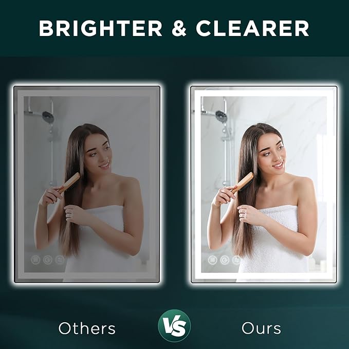LED Bathroom Mirror 24"x 32"