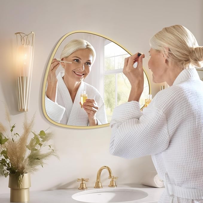WallBeyond Asymmetrical Mirror, Irregular Wall Mirror, Wall Mirrors Decorative