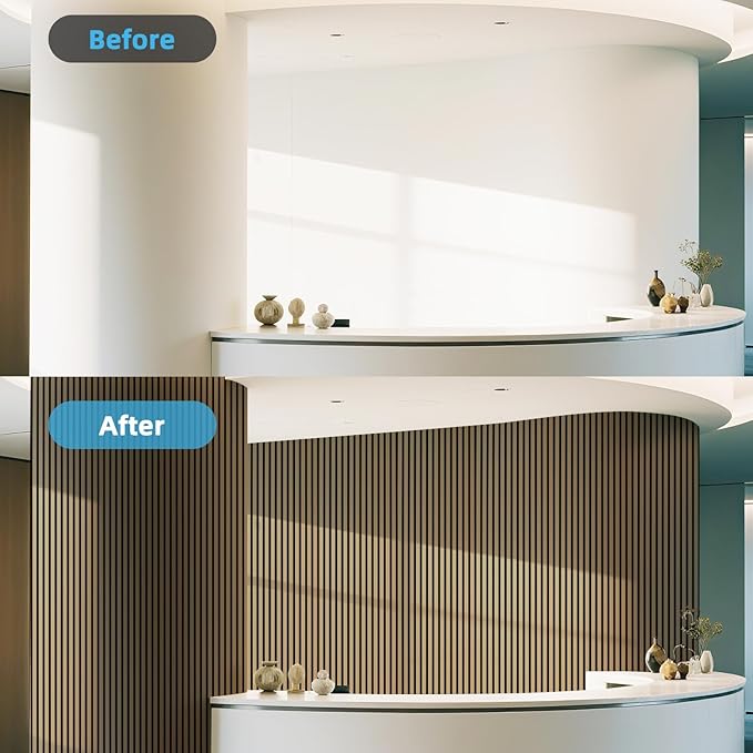 Art3d Acoustic Wood Slat Wall Panel