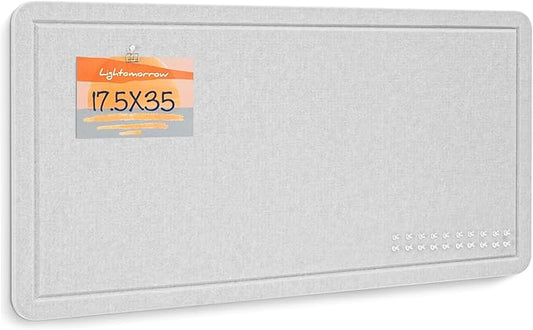 Lightomorrow Bulletin Board, 35 x 17 1/2 inches Felt Board