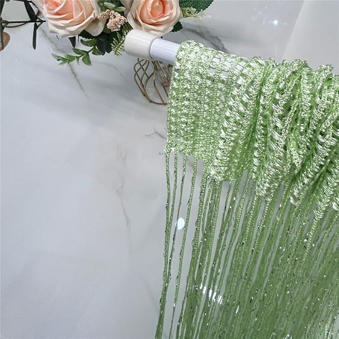 ave split Decorative Door String Curtain Wall Panel Fringe Window Room Divider