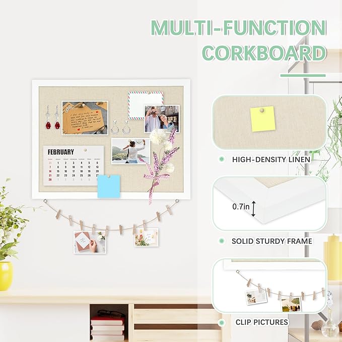 DOLLAR BOSS Cork Board Bulletin Board