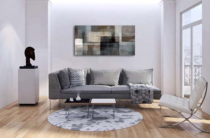 Cao Gen Decor Art A62450 Canvas Prints Abstract Wall Art Print Paintings Grey