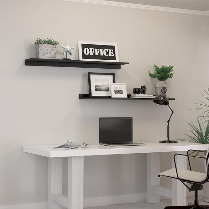 WOPITUES Floating Shelves, Wall Mounted Shelves