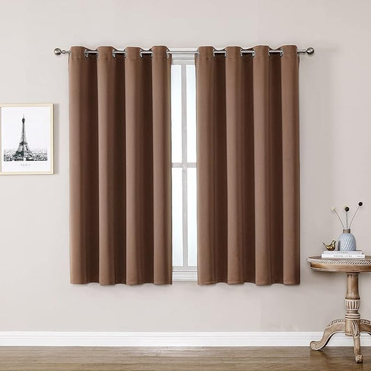 ChrisDowa Grommet Room Darkening Curtains
