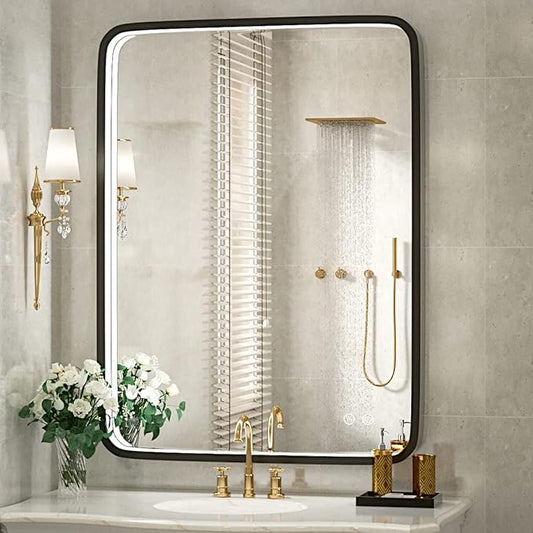 36x28 Inch LED Bathroom Mirror