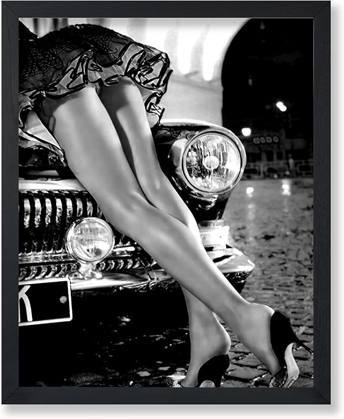 Poster Master Sexy Legs on Classic Car Poster