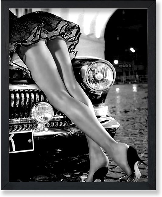 Poster Master Sexy Legs on Classic Car Poster
