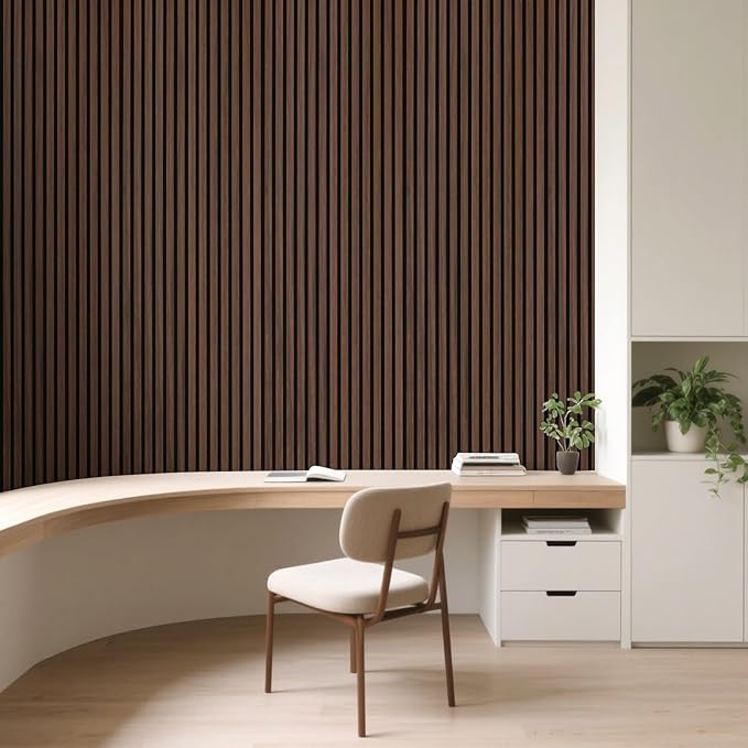 Art3d 2-Pack Acoustic Wood Slat Wall Panel