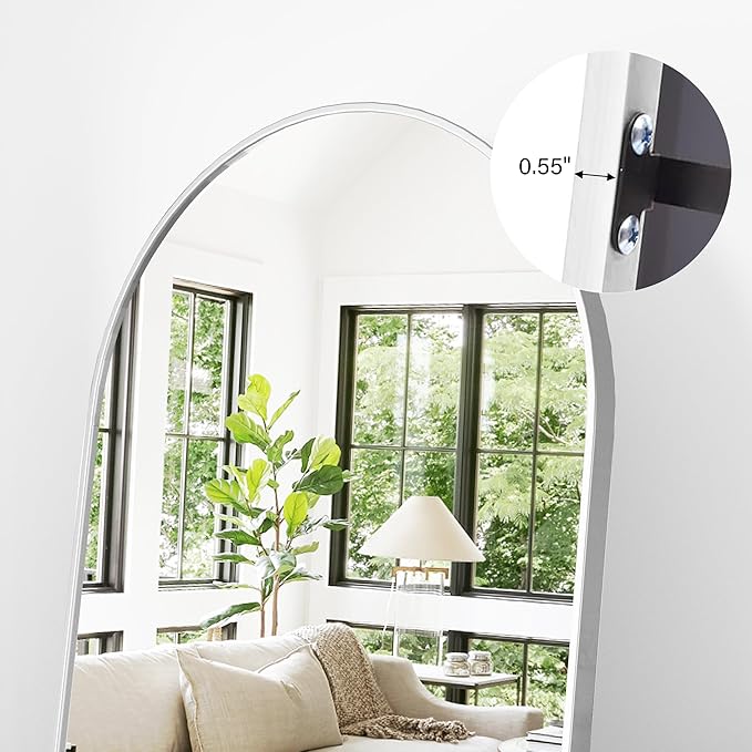 Full Length Mirror, Oversized Standing Mirrors, Hanging or Leaning Against Wall