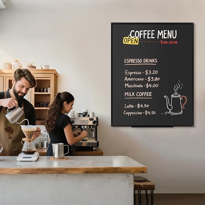 SELEAD Magnetic Chalkboard 60 x 48 Inches