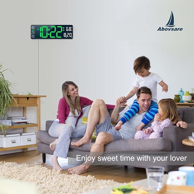 Digital Clock, Digital Wall Clock