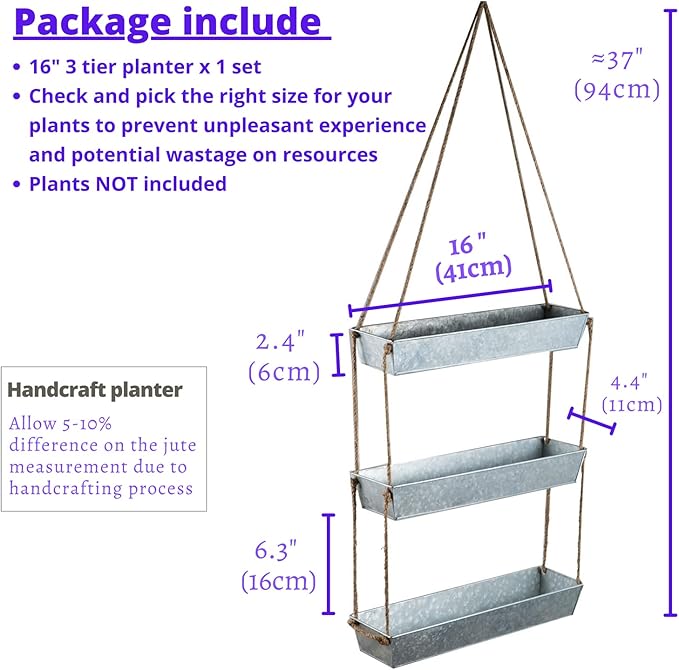 LaLaGreen Wall Hanging Planter