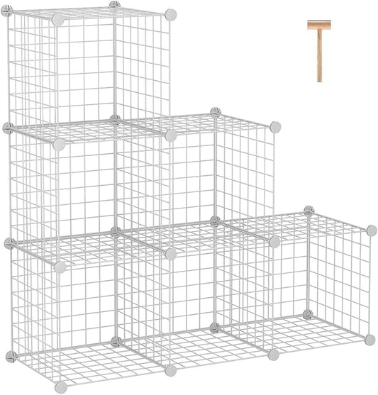 C&AHOME Wire Cube Storage, 6