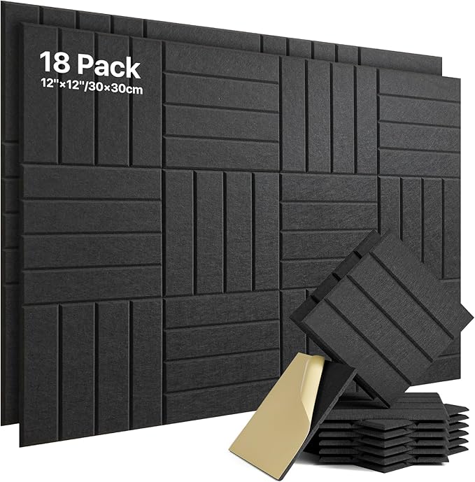 18 Pack Sound Proof Foam Panels
