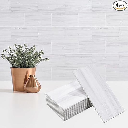 StyloVue 4 Pieces Peel and Stick Backsplash