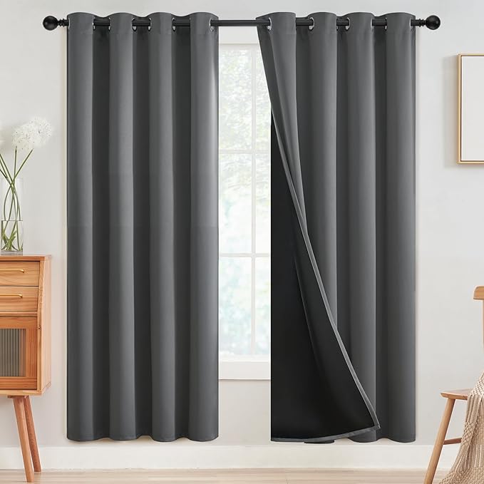 SimpleHome 100% Blackout Curtains