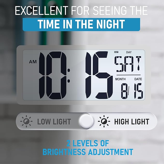 TXL 18.44" Large Digital Wall Clock