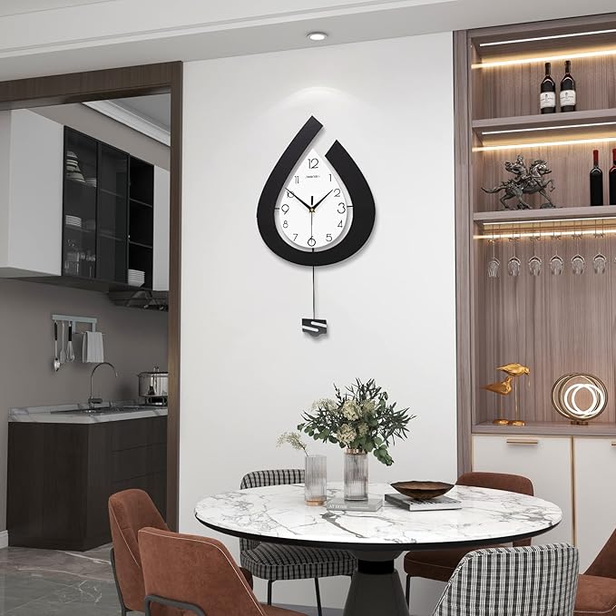 Large Wall Clock for Living Room Decor Big Decorative Pendulum Modern Wall
