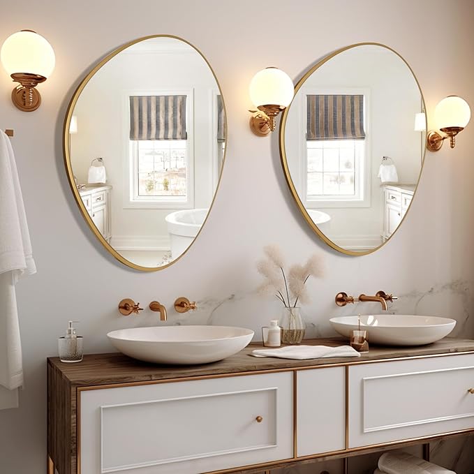 WallBeyond Asymmetrical Mirror, Irregular Wall Mirror, Unique Wall Mirrors