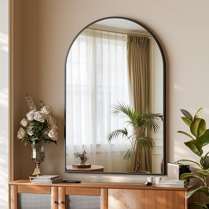 XRAMFY 32"x48" Arched Bathroom Mirror
