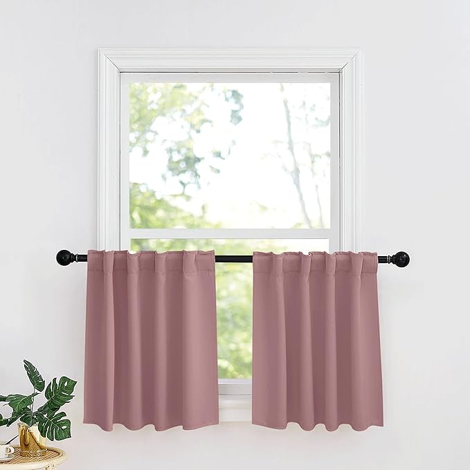 RYB HOME Small Window Curtains