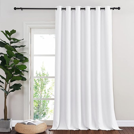 NICETOWN Sliding Door Curtain Window Treatment, Energy Smart Thermal Insulated