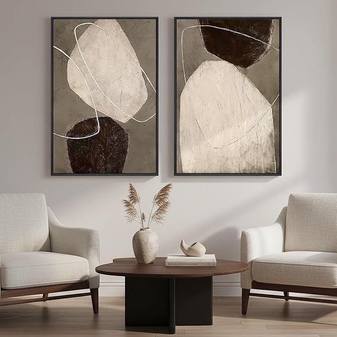Framed Modern Abstract Wall Art
