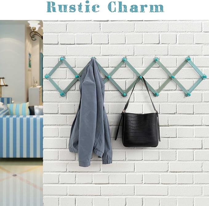 SCUNDA Beachy Coastal Wall Rack